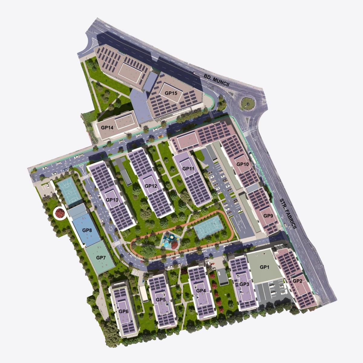plan ansamblu Elite City